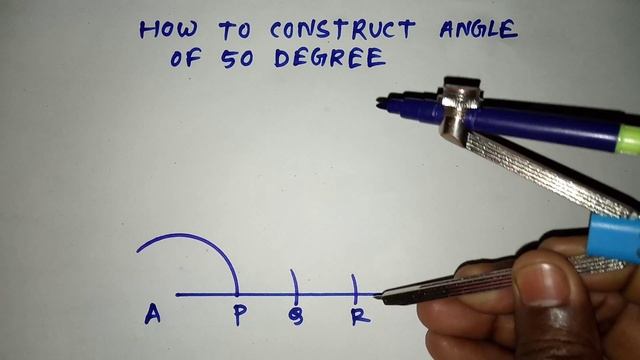 How to Draw 50 degree angle using pencil compass..| SECOND METHOD | смотреть онлайн