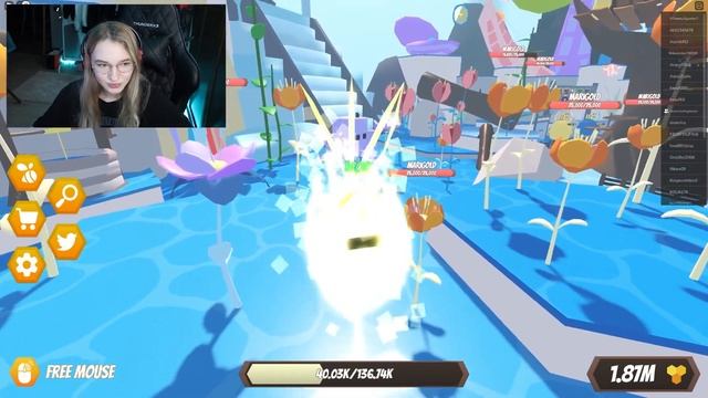МЫ СТАЛИ САМЫМИ КРУТЫМИ ПЧЁЛАМИ В РОБЛОКСЕ! Roblox Bee Sim смотреть онлайн