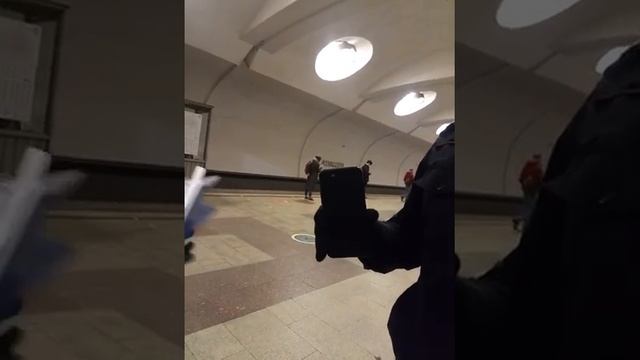 25.10.2020_15:51_метро Алтуфьево_попытка проверки документов у гражданина сотрудниками полиции(Ч.2) смотреть онлайн