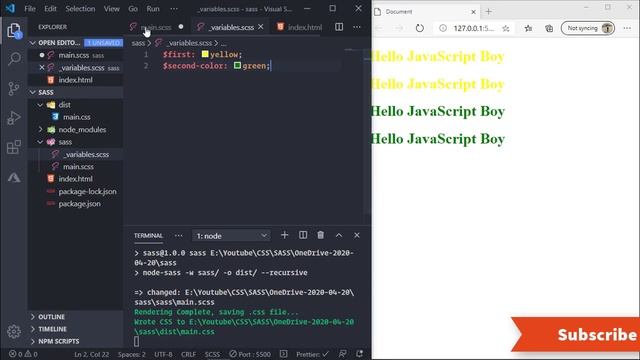 Complete SASS Tutorial in 45 minutes -2020 | Hindi and English смотреть онлайн