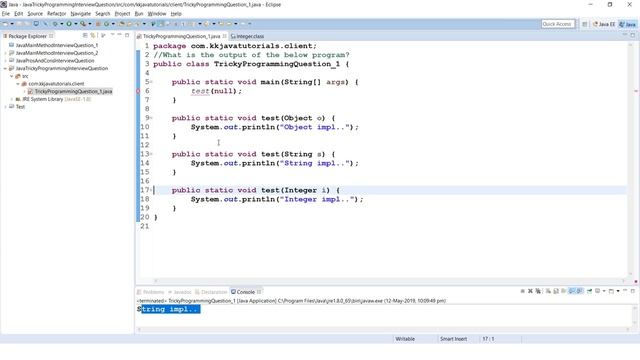 Java Tricky programming Interview Question and Answer[Most Important] смотреть онлайн
