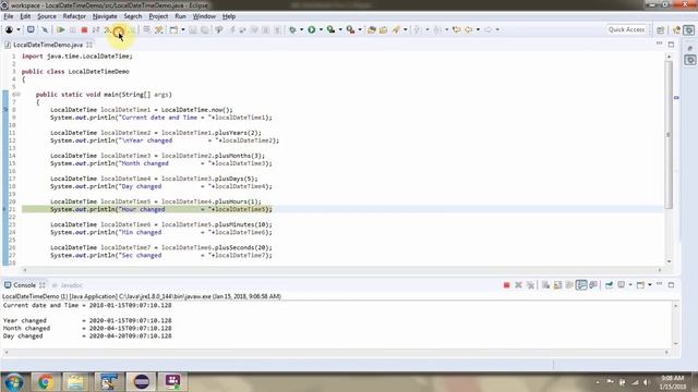 How to add year, month, day, hour etc to the date and time using plus methods of LocalDateTime? смотреть онлайн
