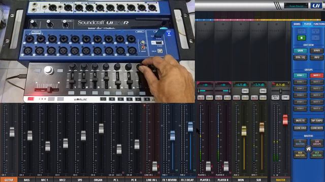 Bàn Phím Chỉnh Fader cho Mixer Soundcraft Ui смотреть онлайн