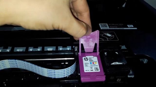 HP office jet 5255 ( how to remove and put the cartridges ink. ) смотреть онлайн