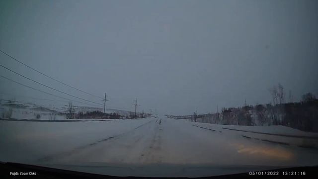 Зимняя дорога на Териберку (Мурманск - Териберка) смотреть онлайн