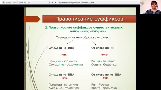 Русский язык. Подготовка к ЕГЭ. Задание 11. Правописание суффиксов. Часть 1. смотреть онлайн