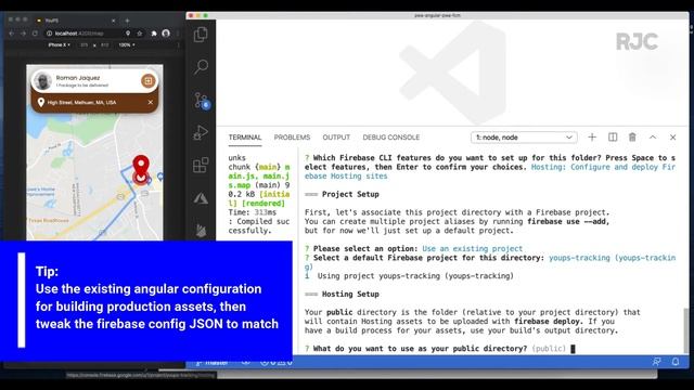 Securely host your web apps and PWAs using Firebase Hosting - Angular PWAs and Google Maps - Ep.7 смотреть онлайн