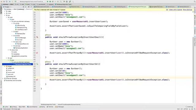 Java. Обзор RESTEasy Client и интеграционных тестов API. Spring Boot. смотреть онлайн