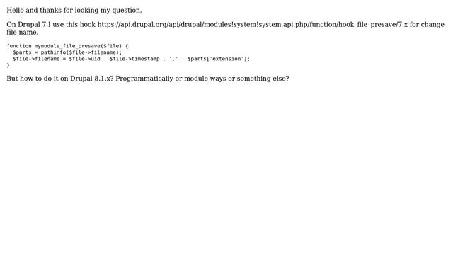 Drupal: How to change uploaded file name after save node? смотреть онлайн