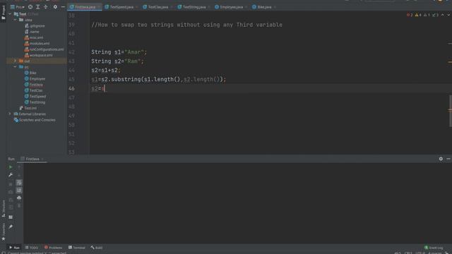 Java interview Question/IBM/TCS/swap two string without using third variable/Durga sir/Abdul Bari смотреть онлайн