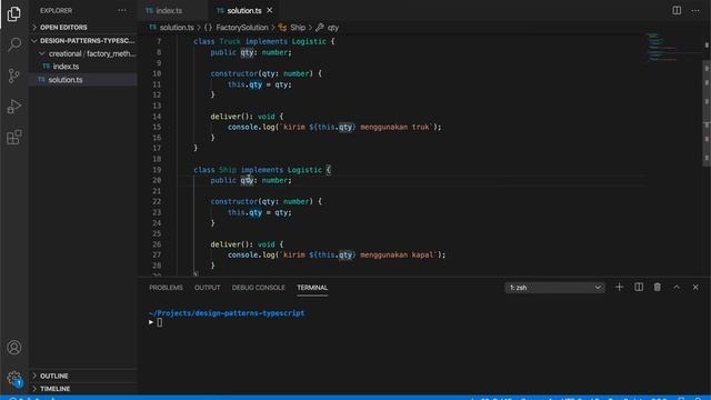 Design Patterns TypeScript #1: Factory Method - Indonesian смотреть онлайн