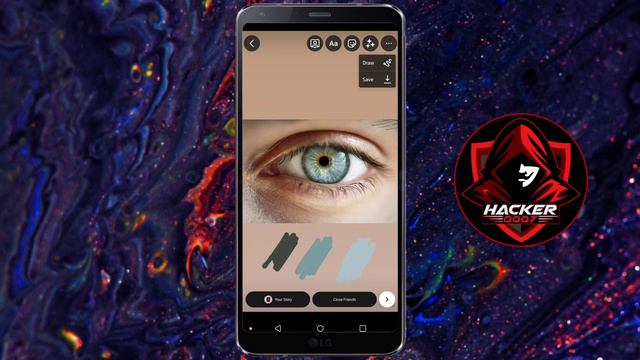 How to do the Instagram Eye Color Heart Wallpaper Trend - TikTok Eye Color Heart Wallpaper Tutorial смотреть онлайн