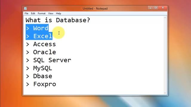 1. What is Database смотреть онлайн