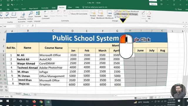 How To Protect Sheet With Edit Range In MS Excel Urdu | Lecture No. 05 | Tutorial For Beginners смотреть онлайн