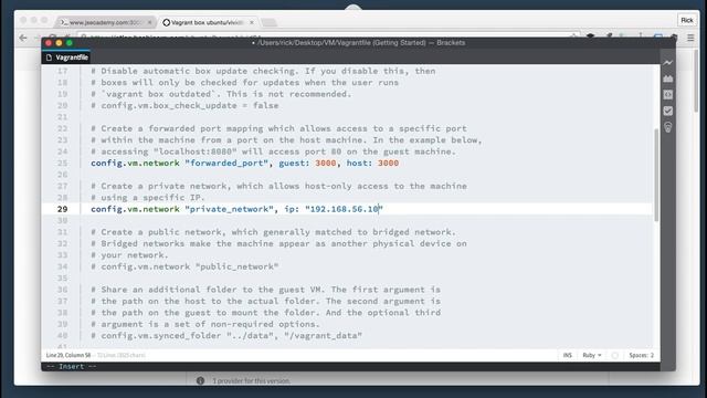How to create a Vagrant Virtual Machine смотреть онлайн
