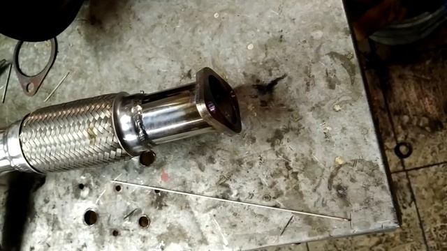 KIA CERATO KOUP | Изготовление выхлопной системы смотреть онлайн