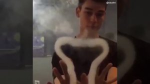 Чудо дым. Дымовые кольца.