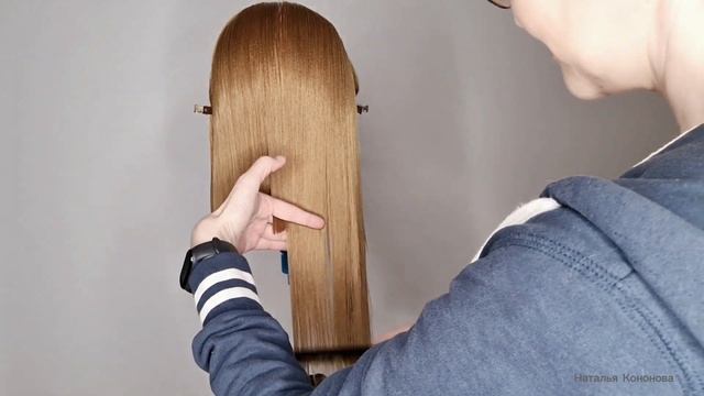 Стрижка "LONG BОB" для тонких волос. Пошагово/ Haircut "BOB"/ Hair Tutorial смотреть онлайн