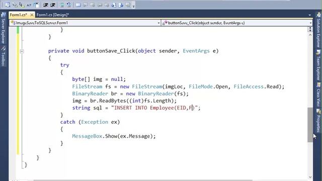 Insert Image to SQL Server and Retrieve Image from SQL Server смотреть онлайн