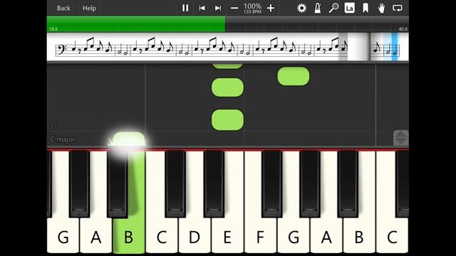 Piano Playalong - Seven Nation Army by the White Stripes смотреть онлайн