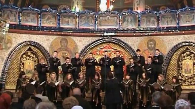 Хор "Хрещатик" - "Не отвержи мене во время старости" смотреть онлайн