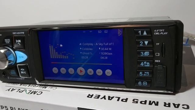 ОБЗОР Автомагнитолы 4037PM Bt, 4,0"+USB+SD DIVX/MP4/MP3/FLAC + ПУЛЬТ НА РУЛЬ+КАМЕРА смотреть онлайн