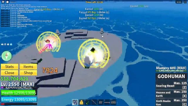 Roblox Blox Fruits! Caçando o Leviathan com inscritos смотреть онлайн