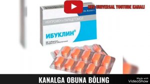 IBUKLIN TABLETKASI HAQIDA MA'LUMOT. ИБУКЛИН ТАБЛЕТКАСИ ХАҚИДА МАЬЛУМОТ. #ИБУКЛИН #IBUKLIN