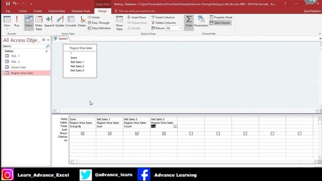 Microsoft Access Data base | Avarage - Minimum - Maximum - Sum - Max | Complete Information смотреть онлайн