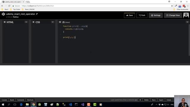 JavaScript Rest Operator смотреть онлайн