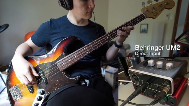 Focusrite Scarlett Solo (3rd Gen) vs Behringer U-Phoria UM2 | Guitar and Bass Examples смотреть онлайн