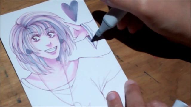3 MARKER CHALLENGE || Copic [SaiChansArt] смотреть онлайн