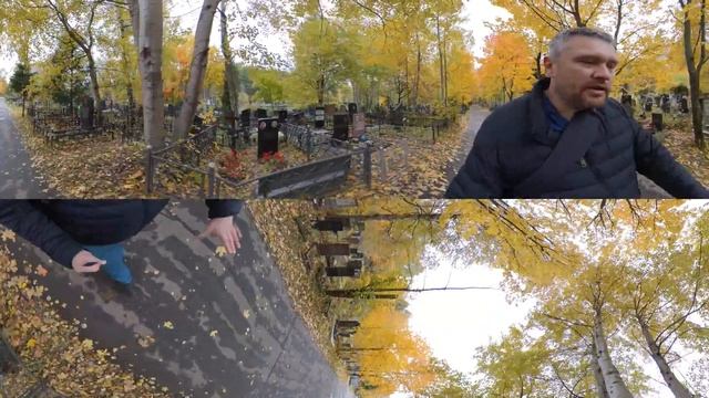 360video - Николо-Архангельское кладбище, могилы размещают по-разному!