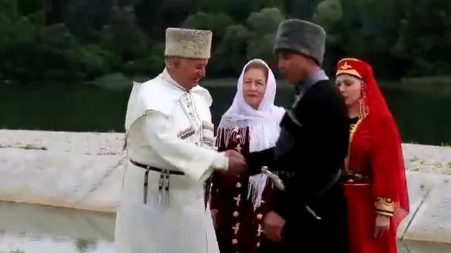 Кавказ, Кабардино-Балкария, дружная жизнь кабардинцев, балкарцев! Нац.культура: песни танцы, костюм смотреть онлайн