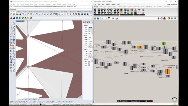Grasshopper Star Patterns Parametric Facade Параметрический фасад звезда grasshopper tutorial смотреть онлайн