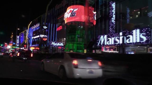 Vegas Strip At Night - March 2015 - Panasonic W850 - 1080p HD смотреть онлайн