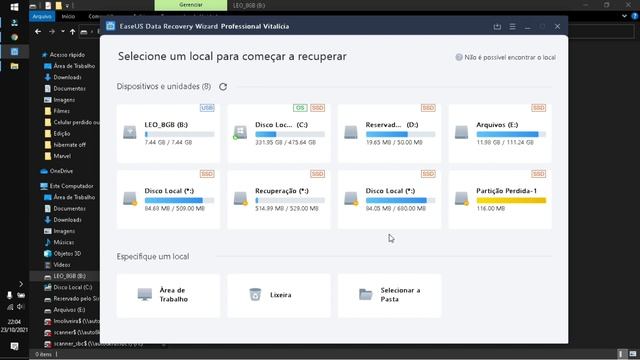 Como recuperar arquivos deletados com EaseUS Data Recovery Free em 2021 смотреть онлайн