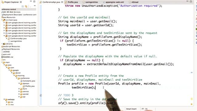 Updating Profile Exercise - Developing Scalable Apps with Java смотреть онлайн