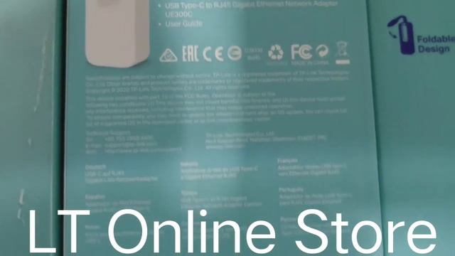 TP Link UE300C USB Type-C to RJ45 Gigabit Ethernet Network Adapter #adapter