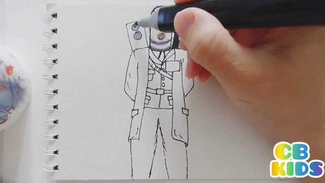Как нарисовать человека, говорящего на процессоре (ТУАЛЕТ MECHA SKIBIDI) | Шаг за шагом смотреть онлайн