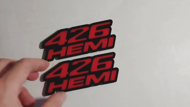 Fender badge with logo 426HEMI смотреть онлайн