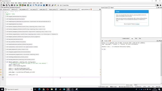 Defining Peak Detection Algorithm in Python смотреть онлайн