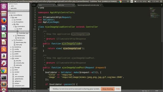 Laravel - Ajax Image upload with validation Tutorial смотреть онлайн