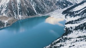 Большое алматинское озеро (БАО), Алматы, Казахстан, осень-зима