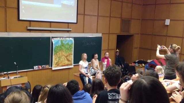 Выступление немецкой группы 105 факультет МЖ, МГИМО смотреть онлайн