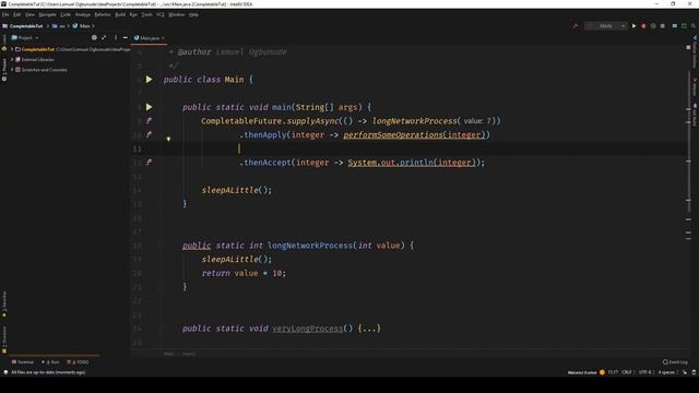 #2 Java Programming CompletableFuture tutorial смотреть онлайн