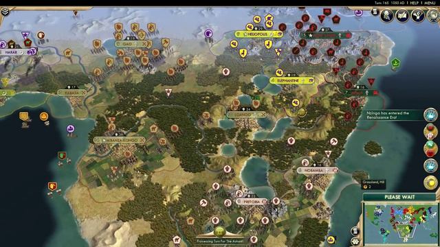 Civilization 5 Gameplay - AI ONLY World Mods [42 Civs Domination] Part 6 смотреть онлайн
