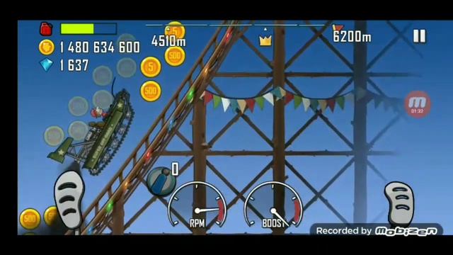 hill climb racing: super off road in roller coaster 5357m gameplay смотреть онлайн