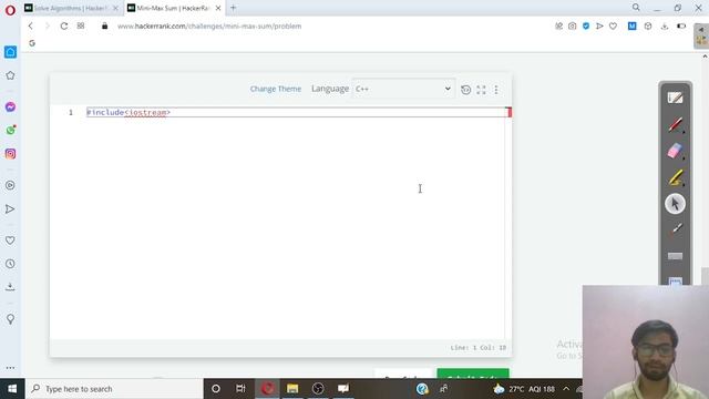 8 Mini Max Sum | Hackerrank | Hindi | Explanation & Code смотреть онлайн