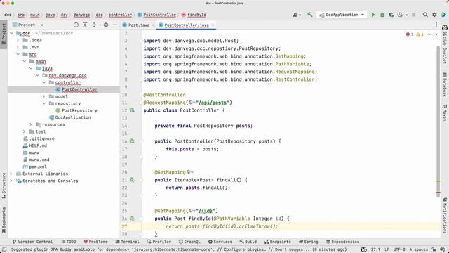 Spring Boot REST API Domain Class Converter смотреть онлайн